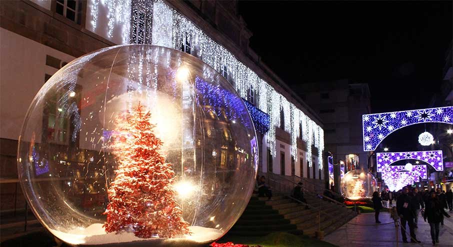 Viaje luz de navidad