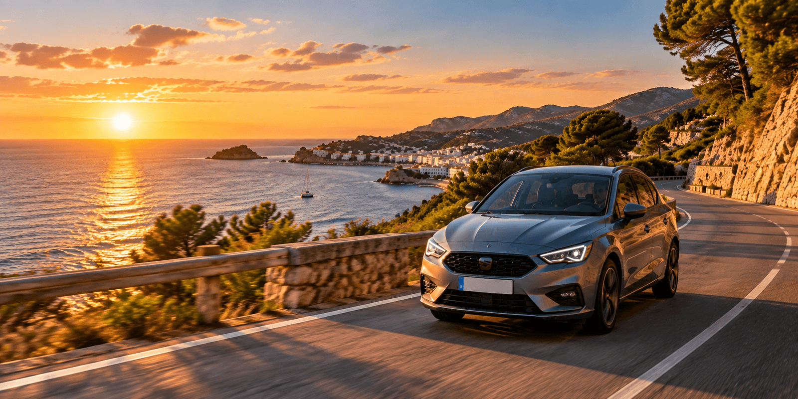 Coche de alquiler en Murcia con Autos Logar para escapadas y viajes cómodos.